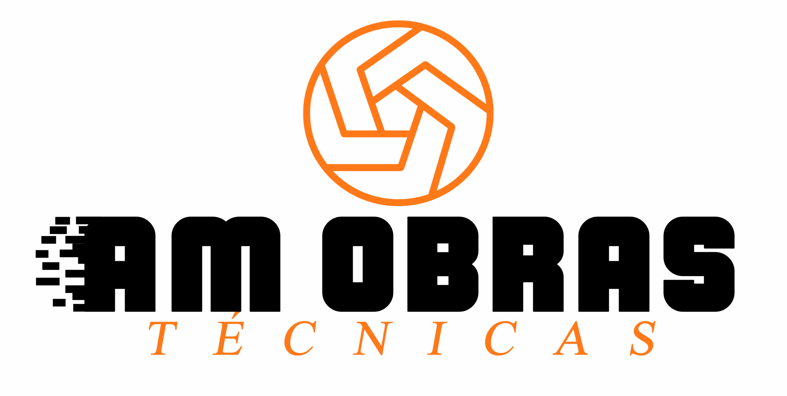 LOGO-AM-OBRAS-TECNICAS-VERTICAL-PRETO-LARANJA- NOVO.fw